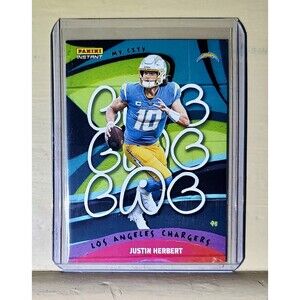 Justin Herbert 2022 Panini NFL MyCity #18 Football Card 1/1860